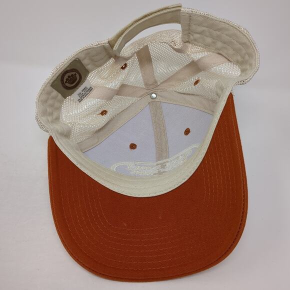 Great Smoky Mountains Est 1934 National Park Trucker Hat Orange OS Mesh Back - Picture 7 of 9